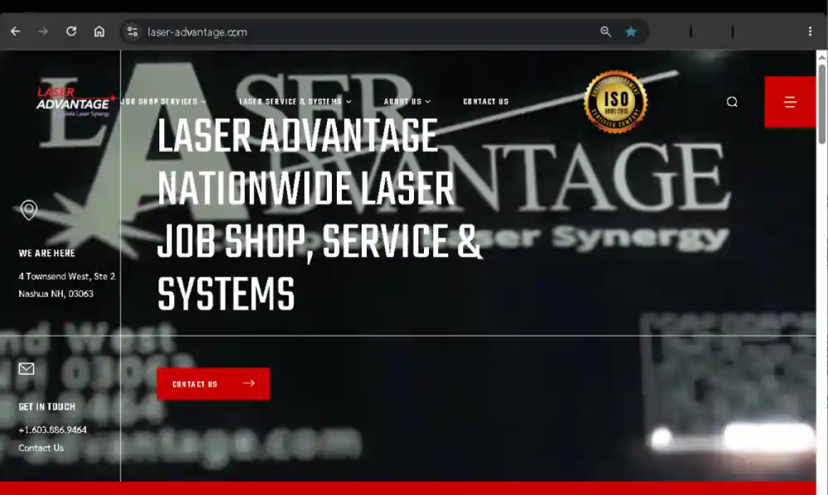 Laser Advantage, LLC is a Laser Systems Integrator Nashua NH